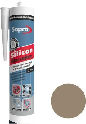 Immagine prodotto di Sopro Silicone sanitario Sahara 310 ml - Sigillante premium
