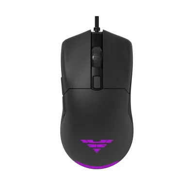 Produktbild von PREYON Owl Wired Gaming Maus – 12.400 DPI (Pixart PAW 3327), RGB, 6 Tasten, OMRON Switches, Kabelgebunden, Schwarz