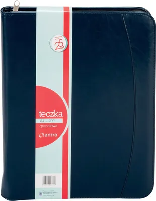 Immagine prodotto di Cartella A4 709 con zip, blu navy