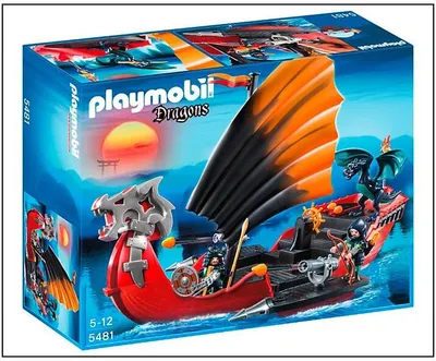 Produktbild von PLAYMOBIL 5481 - Drachen Kampfschiff