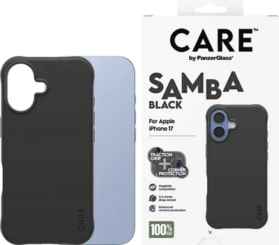 Immagine prodotto di PanzerGlass CARE by ® Custodia alla moda Samba Black con MagSafe iPhone 17