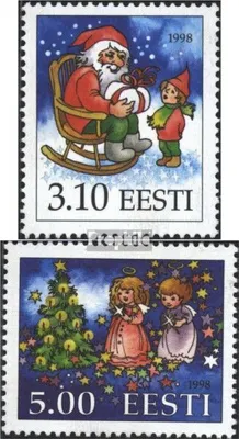 Produktbild von Briefmarken Estland 1998 Mi 336-337 (kompl.Ausg.) postfrisch Weihnachten