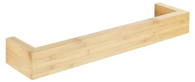 Zdjęcie produktu dla WENKO bambusowy wieszak na ręczniki 40 cm akcesoria łazienkowe prysznic wygląd drewna WC