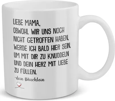 Produktbild von 22Feels Schwangerschaft Geschenk Frauen Werdende Mama Mom To Be Schwanger Babyparty Babyshower Geschenkidee Kaffeetasse Haferl Geburtstag Weihnachten