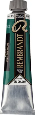 Obrázok produktu pre Olejová farba Rembrandt, tuba 40 ml, chrómovozelená, ohnivozelená 616