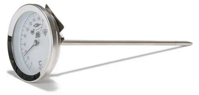 Produktbild von frittier- und Bratenthermometer 5 cm Edelstahl silber