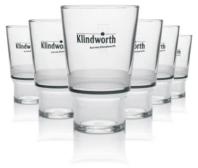 Produktbild von 6x Klindworth Softdrinks Glas Longdrink 200ml rastal