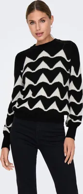 Image de Pull en maille col rond manches côtelées | XL