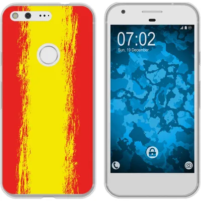 Produktbild von PhoneNatic Case kompatibel mit Google Pixel Silikon-Hülle WM Spanien M11