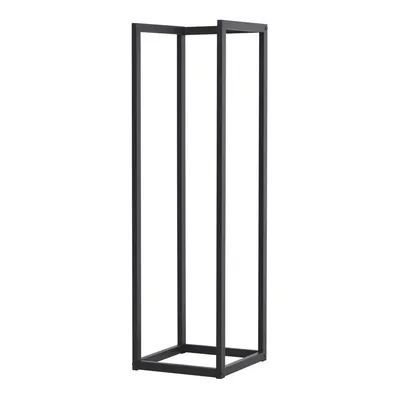Productafbeelding van And OutdoorMatch Houtopslagrek Baily – Houtopslag 35x35x120 cm, zwart