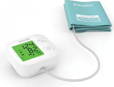Produktbild von iHealth IHKN550BT, Oberarm, Automatisch, Weiß, LCD, 1 Benutzer, 22 - 42 cm