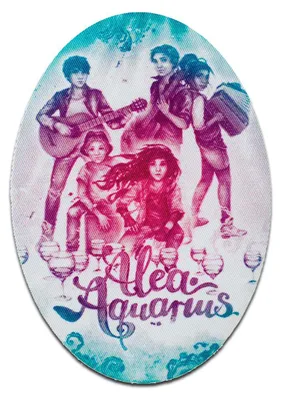 Produktbild von Alea Aquarius Gruppe - Aufnäher, Bügelbild, Aufbügler, Applikationen, Patches, Flicken, zum aufbügeln, Größe: 9,3 x 6,5 cm