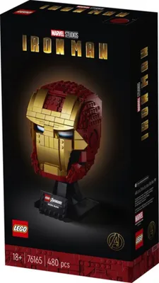 Zdjęcie produktu dla LEGO Marvel Avengers Marvel Iron Man Helmet, Zestaw do budowania, 4 lat(a), Plastik, 103 szt., 750 g