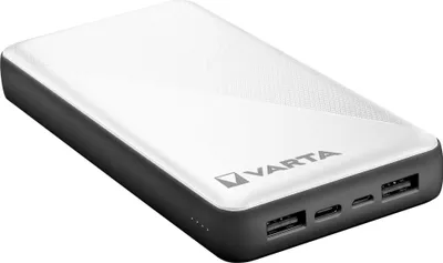 Obrázok produktu pre Varta Energy 20000, 20000 mAh, Lítium polymér (lipo), 3,7 V, Čierna, Biela