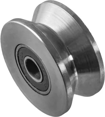 Produktbild von Edelstahl V4A Torrolle Hohlkehle Schiebetor Schiebetür Rolltür Rolltor Laufrolle