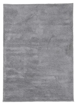 Produktbild von Hochflorteppich Silky Hellgrau Flauschig weicher Langflor Shaggy Teppich 200x290 cm für Wohnzimmer, Schlafzimmer & Kinderzimmer