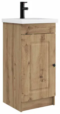 Produktbild von vidaXL Badezimmerschrank mit Waschbecken Artisan-Eiche