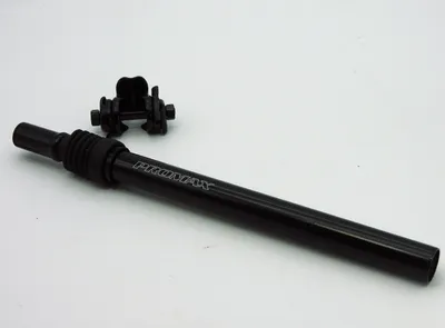 Produktbild von Promax Fahrrad gefederte Sattelstütze mit Kloben Alu Schwarz Ø25,4-28mm