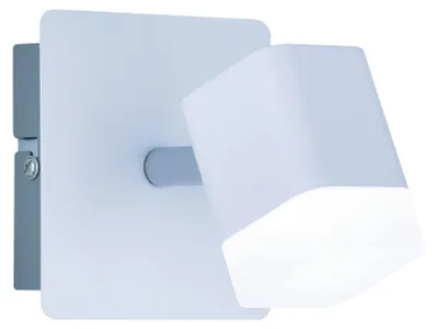 Image de Applique murale LED - Blanc - Métal - 9 x 9 cm