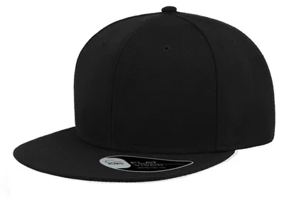 Immagine prodotto di Cappellino Atlantis Snap Back a visiera piatta 6 pannelli LT888 (taglia unica) (nero)