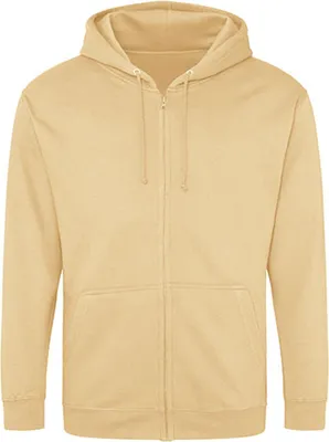 Immagine prodotto di Just Hoods JH050 | Felpa con cappuccio con zip / Zoodie da uomo - Colore: Desert Sand - Taglia: L