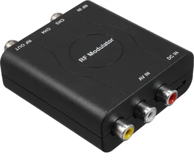Obrázek produktu pro RF modulátor AV-to-RF převodník NTSC CH3/CH4 kanálů Video vstupní adaptér pro televizory s analogovými signály Profesionální HD VHF demodulátor převodník pro CATV systém