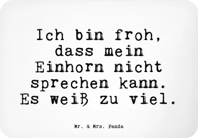 Produktbild von Mr. & Mrs. Panda magnet Ich bin froh, dass... - Weiß - Geschenk, whiteboardmagnet, Liebe, Spruch, Kühlschrankmagnet, tafelmagnet, zettelhalter, lustig, Einhorn, Sprüche