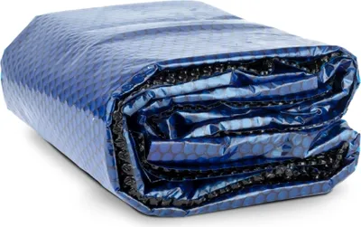 Image de WAYS D'luxe - Couverture solaire pour piscine ø396 cm - Noir/Bleu - Rond - 200 microns