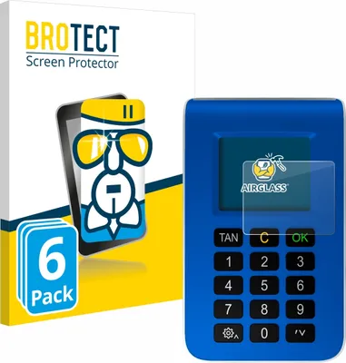 Produktbild von 6x BROTECT Schutzglas für REINER SCT tanJack photo QR Schutzfolie Panzer Folie Glas Display Schutz klar