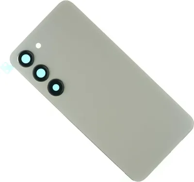 Produktbild von Gehäuse Rückseite für Samsung Galaxy S23 Backcover Akkudeckel hinten Kameraglas Abdeckung, Weiß