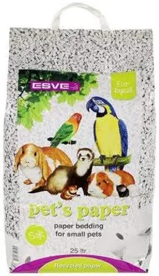 Obrázok produktu pre Papierová podstielka pre hlodavce 25 l, bezprašná, pre králiky
