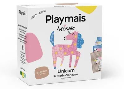 Obrázek produktu pro Stavebnice PlayMais Jednorožec – mozaika – kreativní hračka