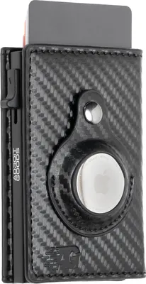 Obrázok produktu pre AdroitGoods Card Holder 8 Card Wallet - Puzdro na kreditnú kartu s technológiou RFID - AirTag Leather/Carbonfibre