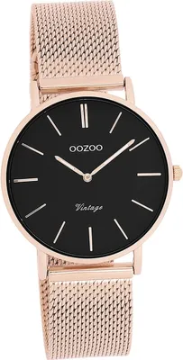 Immagine prodotto di Oozoo orologio da donna in metallo, analogico opaco, al quarzo, bracciale in oro rosa Segnatempo D2UOC9927A
