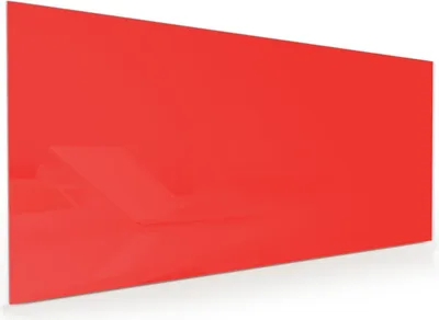 Produktbild von Küchenrückwand Spritzschutz Glas mit Motiv Roter Hintergrund I 40 x 40 cm