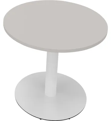 Produktbild von Bespr.ti. Rund Tellerfuß Rund 800xH720 ws/Lichtgrau