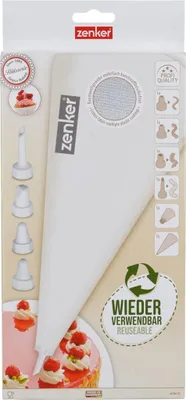 Immagine prodotto di Sacchetto per tubature Fackelmann, 31 cm, con 4 beccucci in plastica, tessuto antibollitore