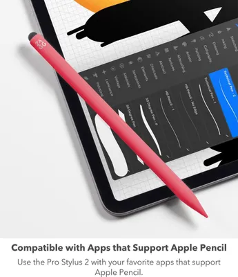 Zdjęcie produktu dla ZAGG Pro Stylus 2, Tablet, Apple, Różowy, iPad Pro 11 & iPad Pro 12.9, Pojemnościowy, Wbudowany