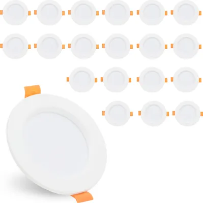Produktbild von EINFEBEN 20X LED Einbaustrahler Spot Kaltweiß 5W Set Einbauleuchte Deckenleuchte Strahler IP44