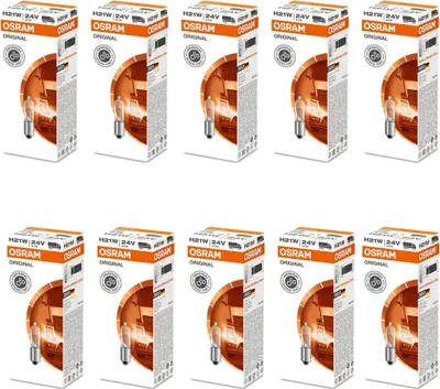 Immagine prodotto di OSRAM ORIGINAL H21W BAY9s 24V/21W (in blocco)
