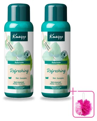 Productafbeelding van 2 x Kneipp Baddouche Mint Eucalyptus - 400 ml - Voordeelverpakking - 2 stuks