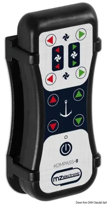 Produktbild von MZ Electronic Kompass-8 Funksteuerung Sender Empfänger - Osculati 02.364.00