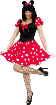 Produktbild von Maus Kostüm Kleid gepunktet für Damen