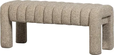 Produktbild von Frex Gepolsterter Bank Bouclé Braun