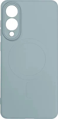 Image de Liquid Silicone Case avec MagSafe pour Samsung Galaxy S25 Edge - Bleu clair