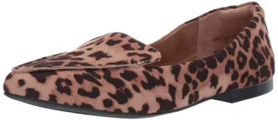 Immagine prodotto di Scarpe basse da donna Essentials, motivo leopardo rosa, taglia 35.5 EU
