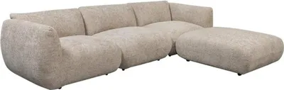 Immagine prodotto di Ecksofa Amsterdam 4-Sitzer - Poltrona destra - Latte