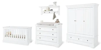 Produktbild von Kinderzimmer-Set 'Emilia' breit groß inkl. Wandregal, 4-tlg.