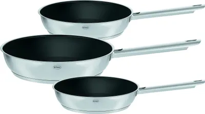 Obrázok produktu pre Rösle sada panvíc ELEGANCE 3-dielna z nehrdzavejúcej ocele PTFE ProPlex čierna