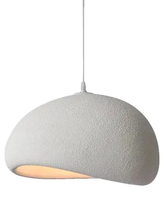 Obrázok produktu pre Zavesené svietidlo, moderný štýl, pätica E27, biela, priemer 30 cm, bez žiarovky